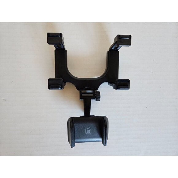 LAX Rearview Mirror Car Phone Mount With 360 Degree Rotation (No Box Included) - Picture 2 of 9